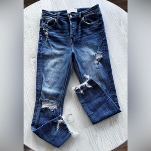 Flying Monkey Distressed Skinny Jean Size 29